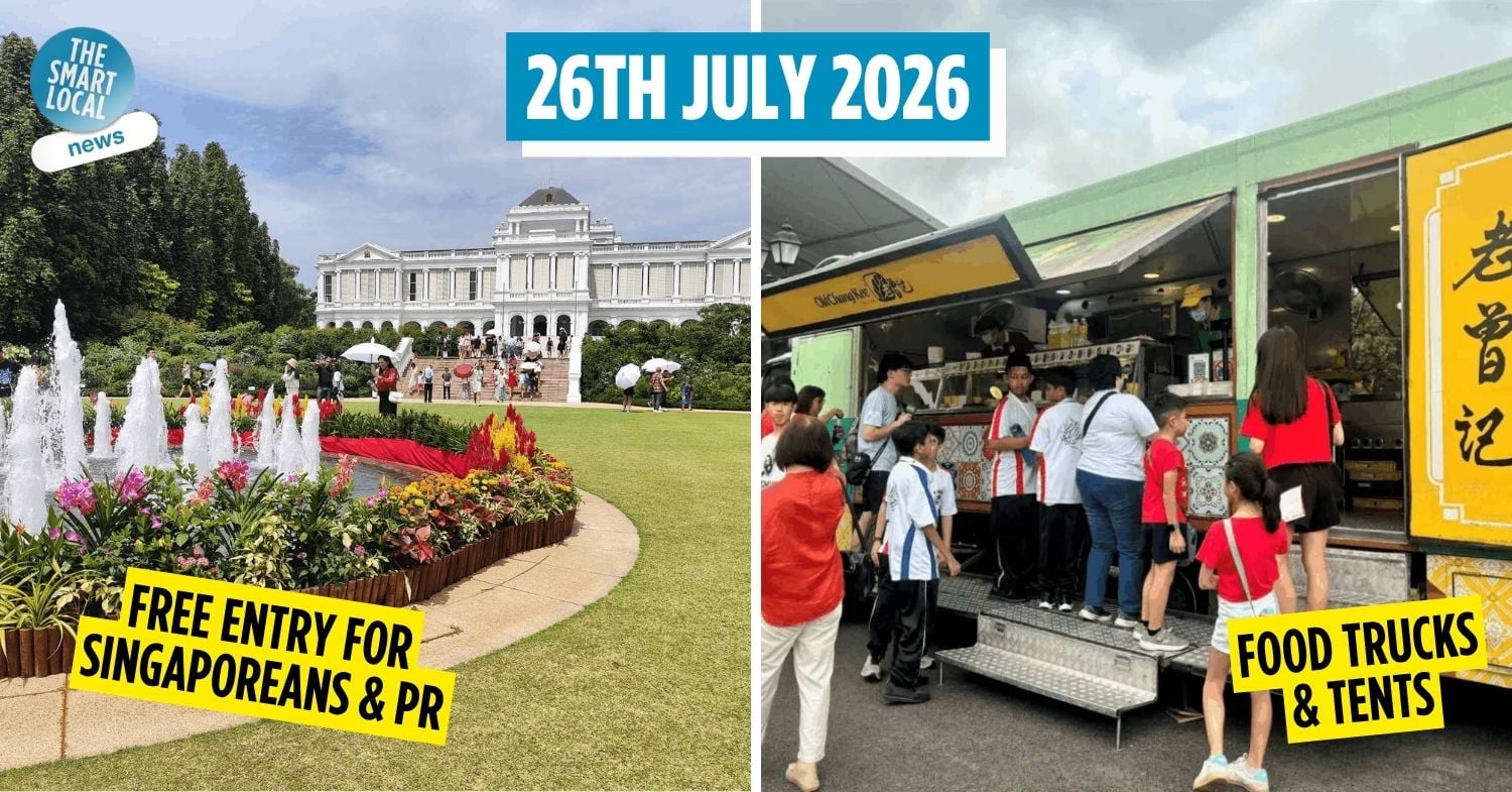 Visit The Istana This July To Celebrate National Day With An Evening Outdoor Concert, F&B Stalls & Activities For All Ages
