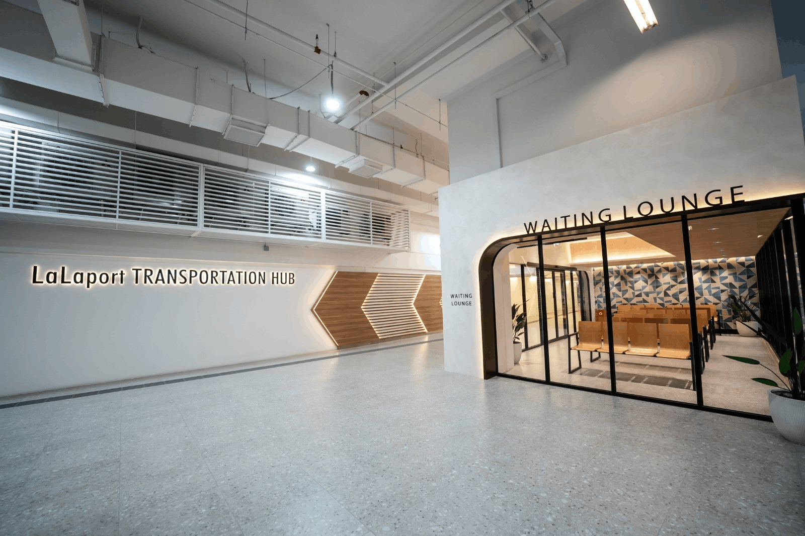 LaLaport Bukit Bintang City Centre Transportation Hub - airconditioned lounge