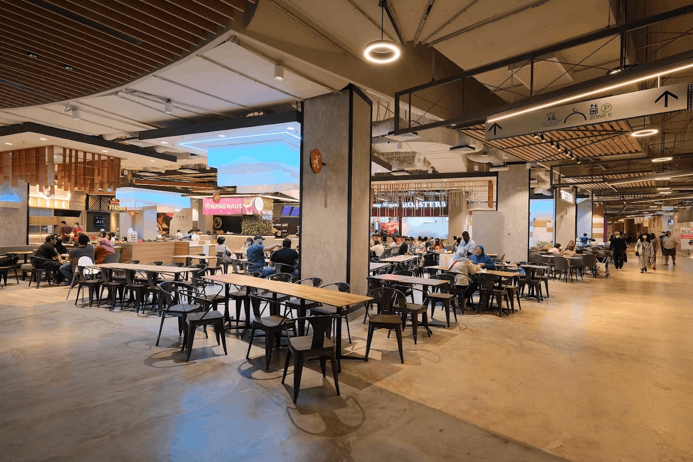 LaLaport Bukit Bintang City Centre Transportation Hub - food court