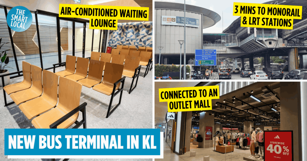LaLaport Bukit Bintang City Centre Transportation Hub for KL to SG buses