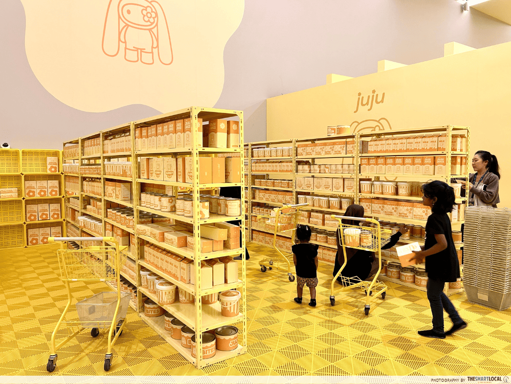 Grocery store setup at juju world