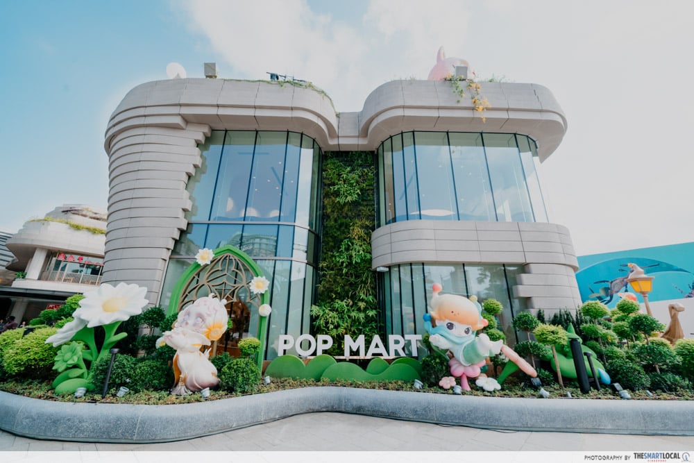 POP MART logo with SKULLPANDA & DIMOO