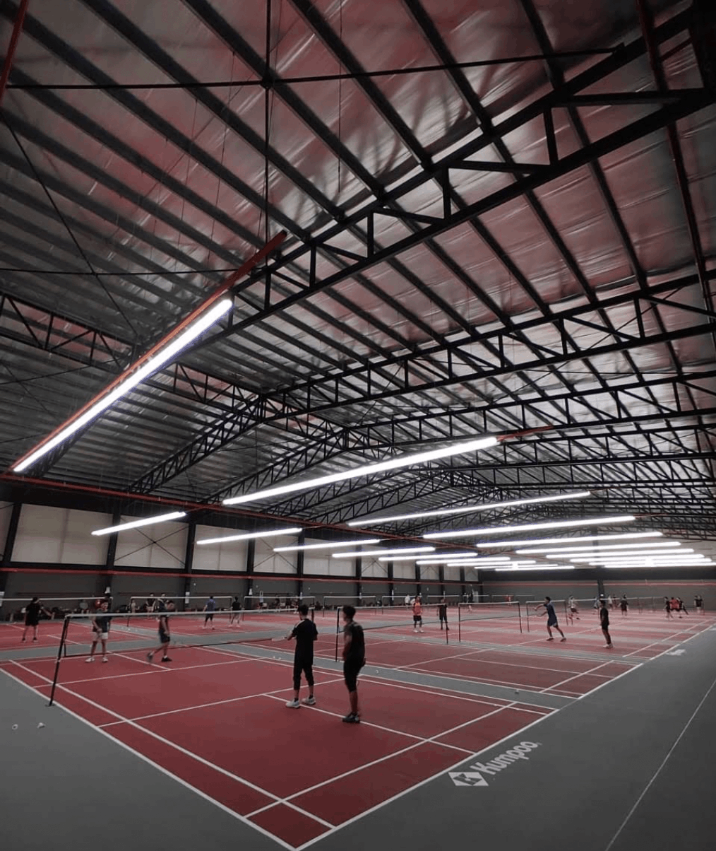 Rally7 Badminton Court in Johor Bahru - high ceilings