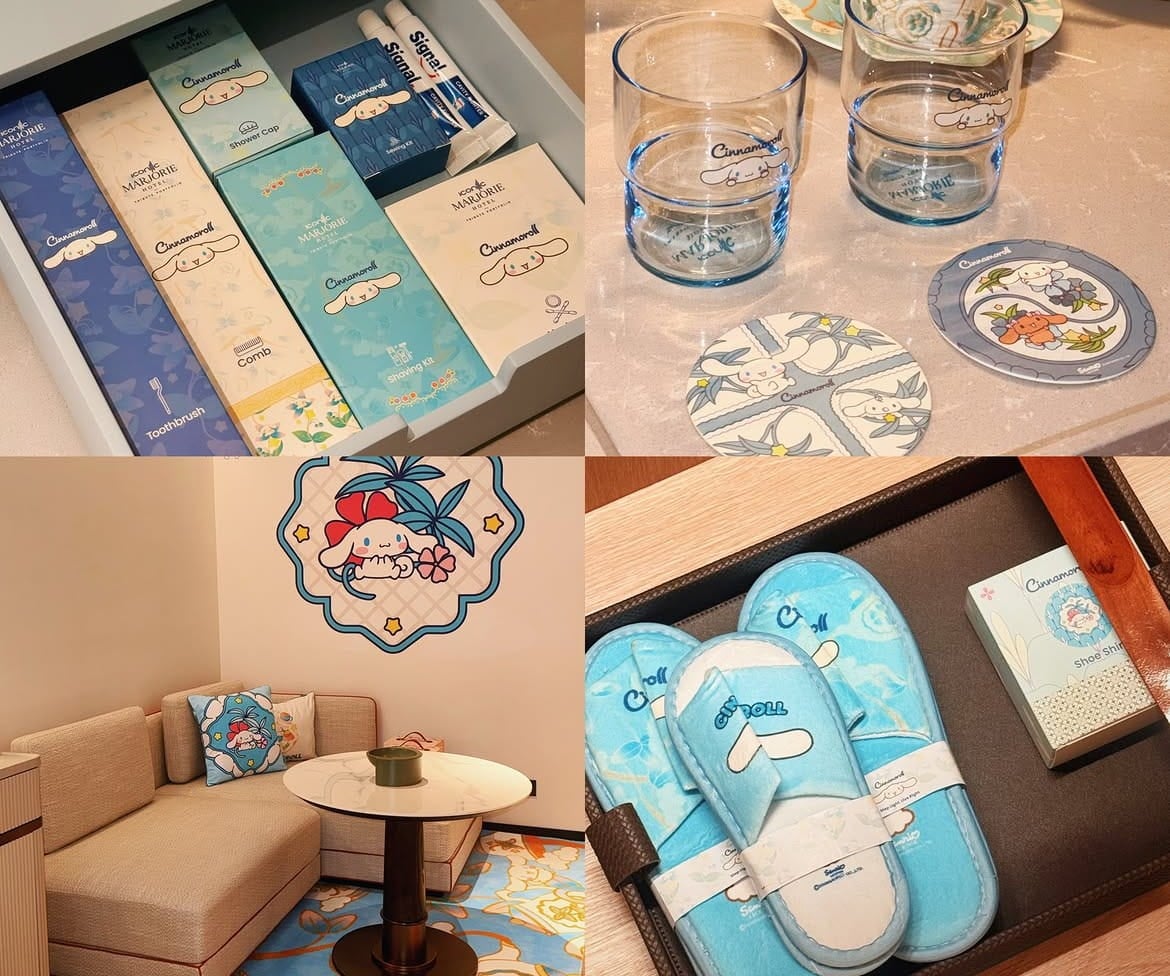 Cinnamoroll amenities & toiletries