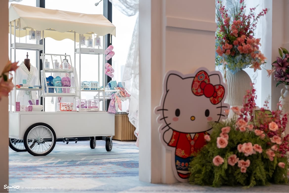 Sanrio merch store at Iconic Marjorie Hotel Penang
