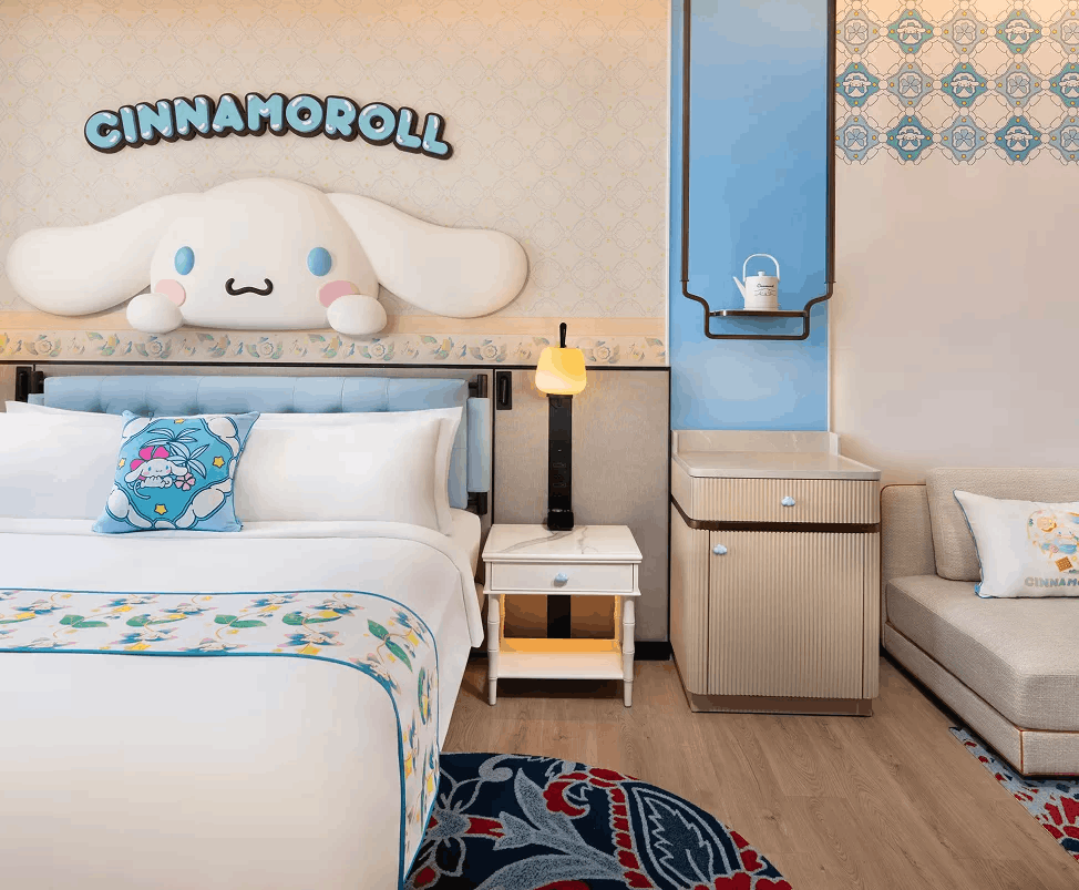 Cinnamoroll hotel room