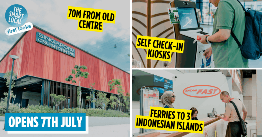 Singapore Cruise Centre (HarbourFront) terminal opening July 2026