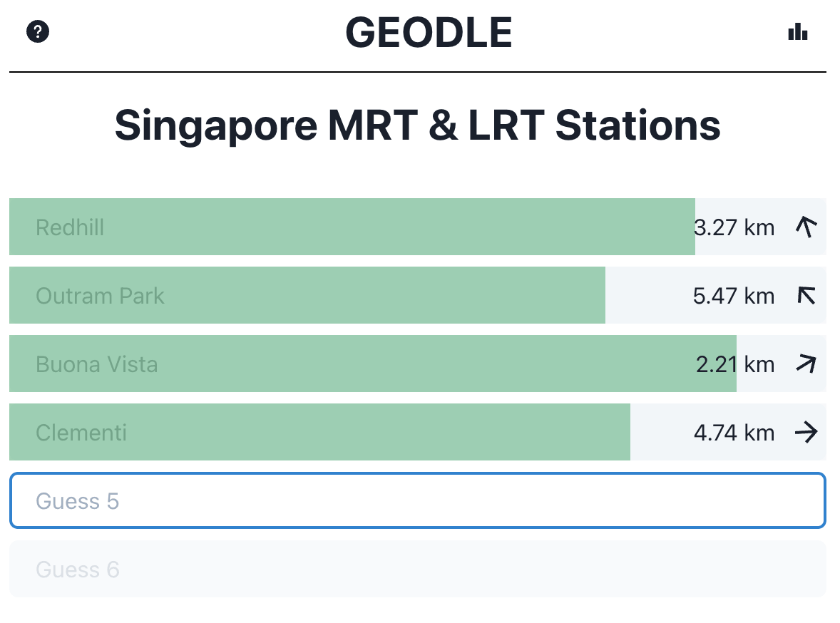 Singapore-themed games - geodle