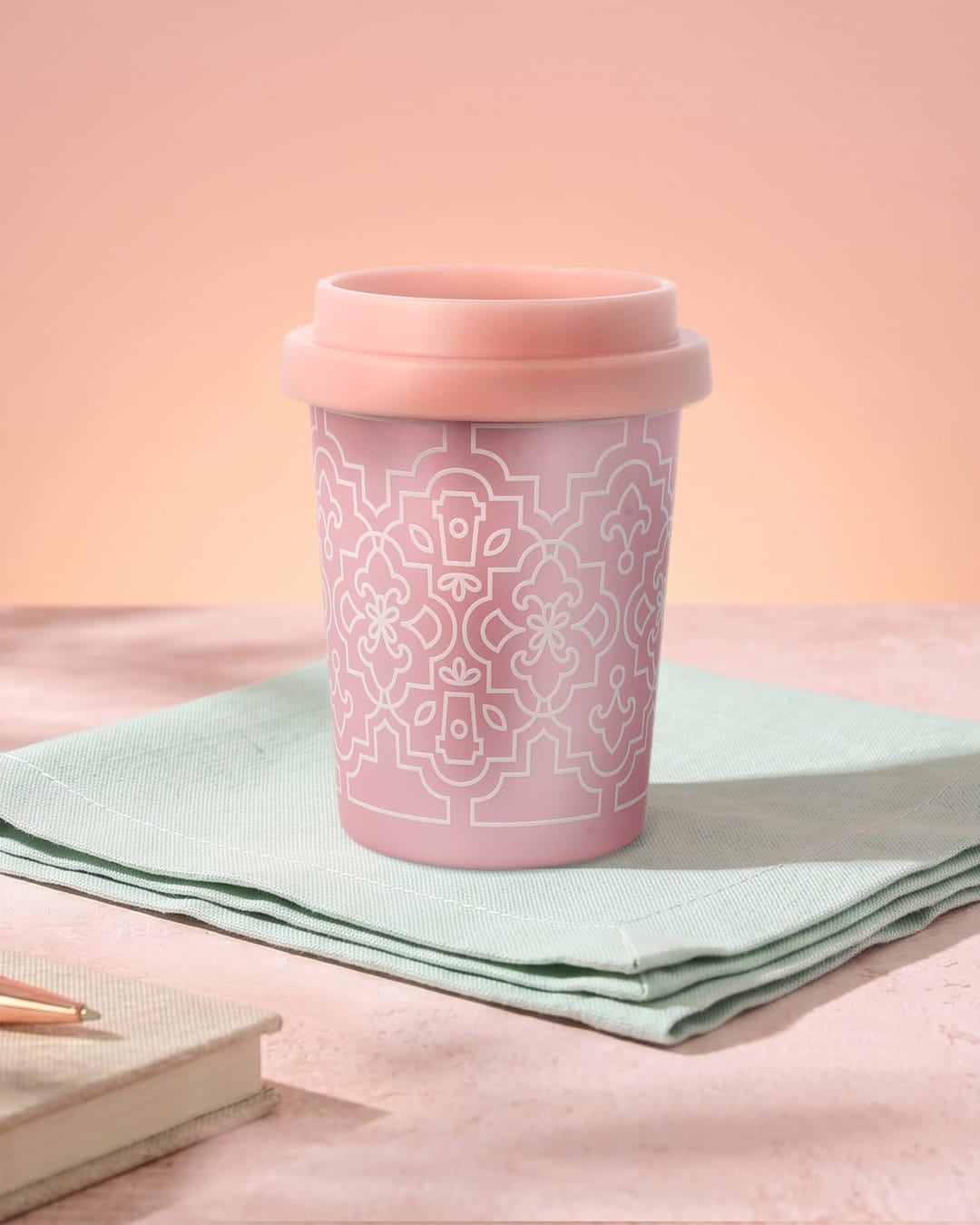 Peranakan Tiles Stainless Steel Tumbler 8oz