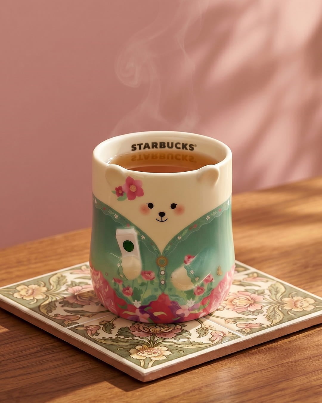 Peranakan Bearista Ceramic Mug 12oz