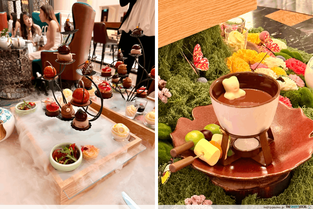 Symphony of Chocolate Afternoon Tea The Lobby Lounge at Freaser House - fondue