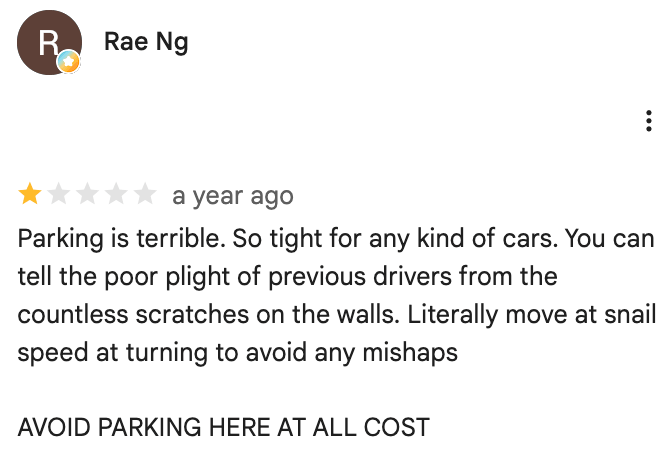 Worst Carparks In Singapore For Low Cars & New Drivers - One Raffles Place