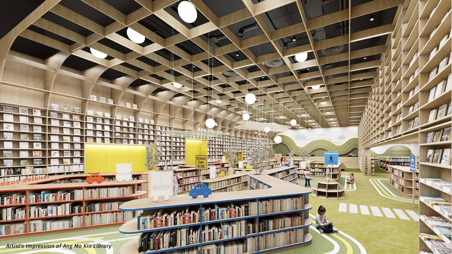 ang mo kio library - artist's impression