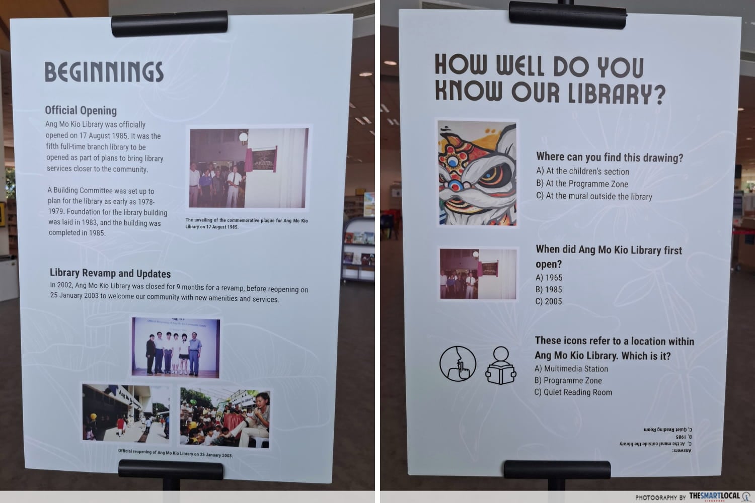 memories of ang mo kio library exhibition