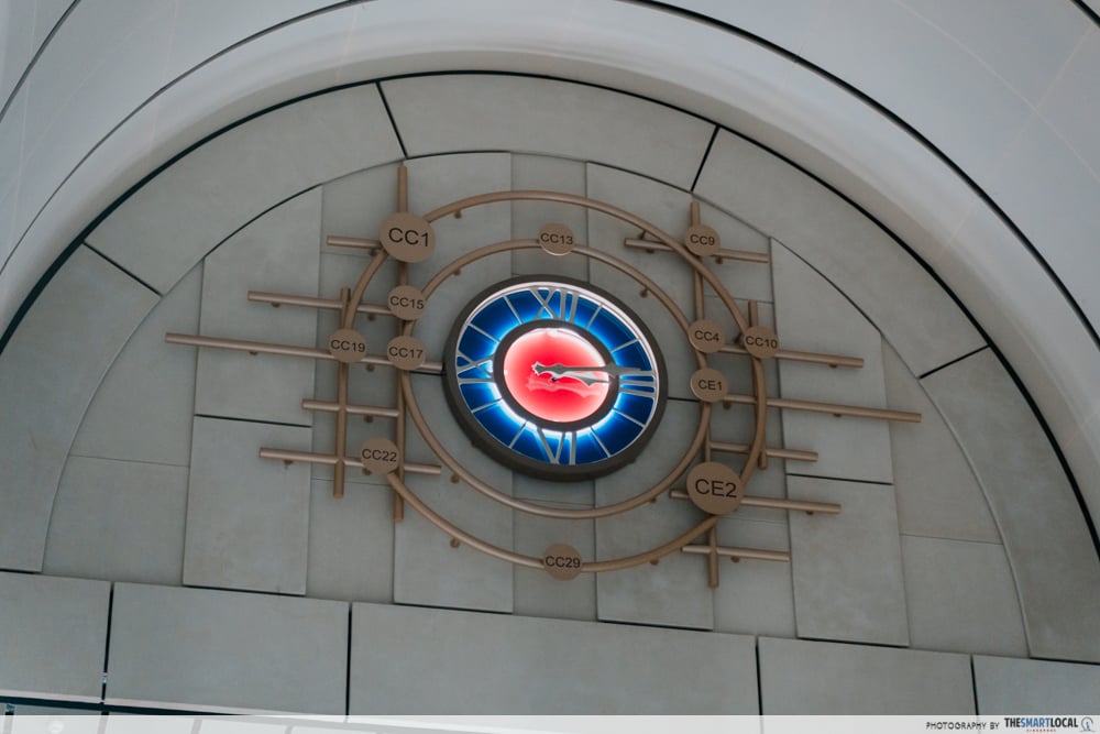 cantonment station analogue clock