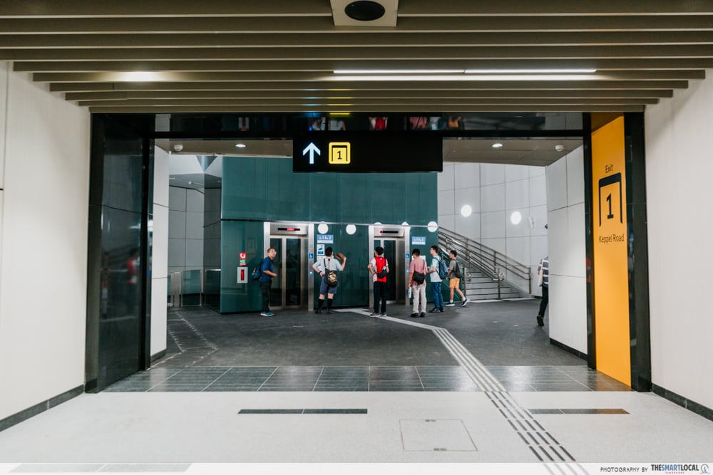 cantonment station exit 1 underground