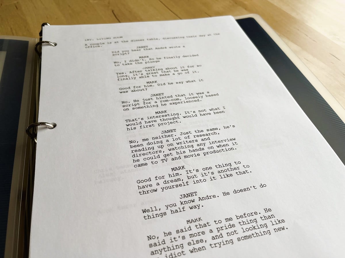 film script
