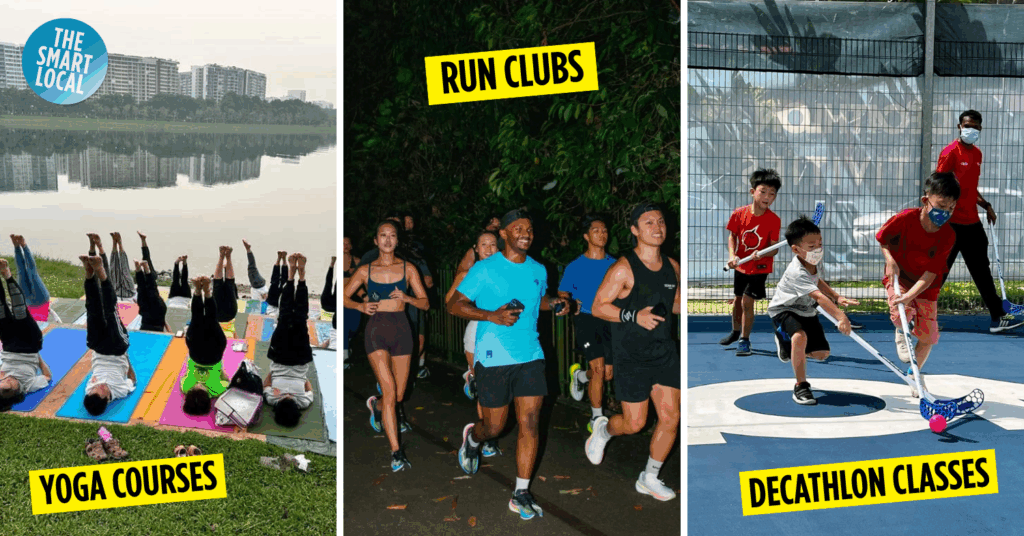free workouts in singapore