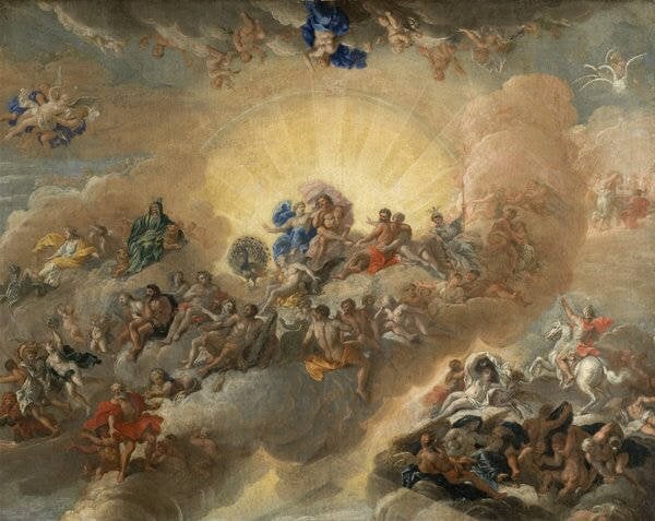 gods on mount olympus