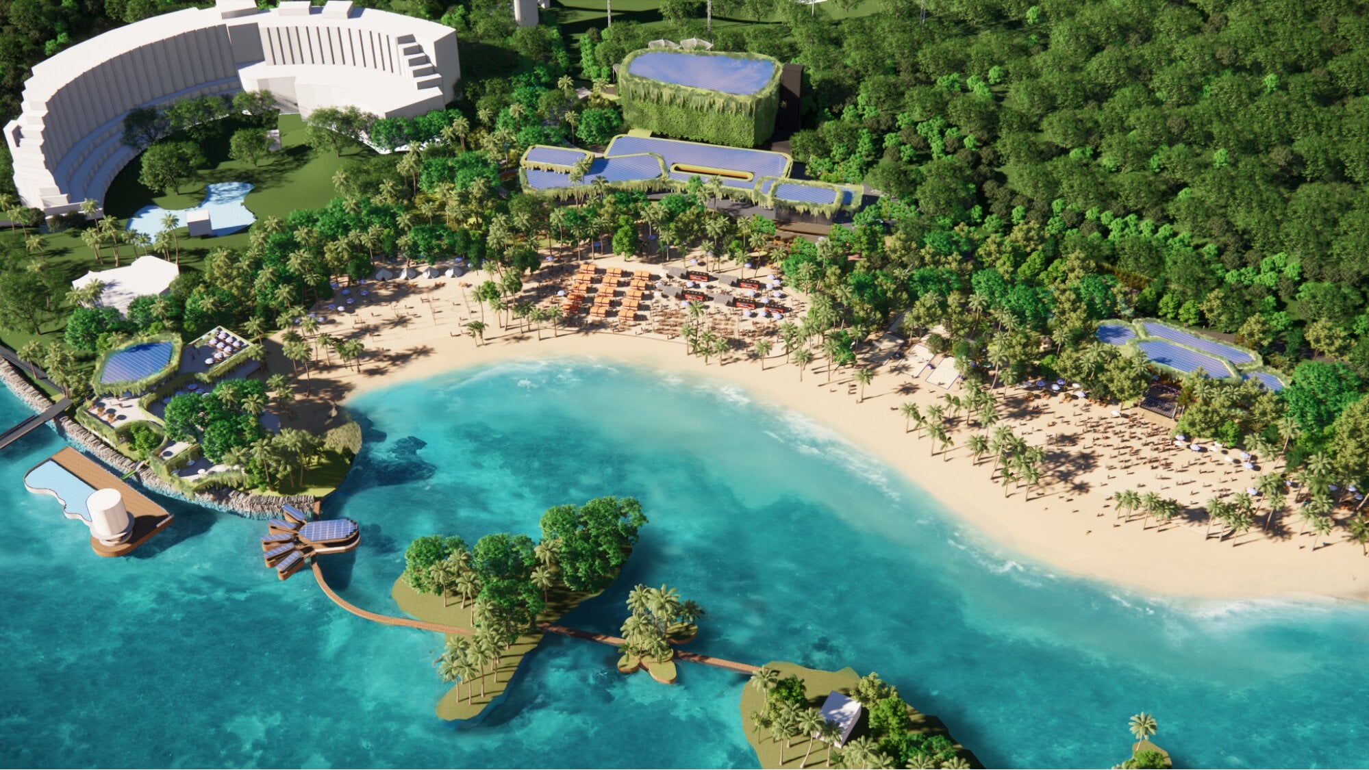 greater sentosa master plan - beaches