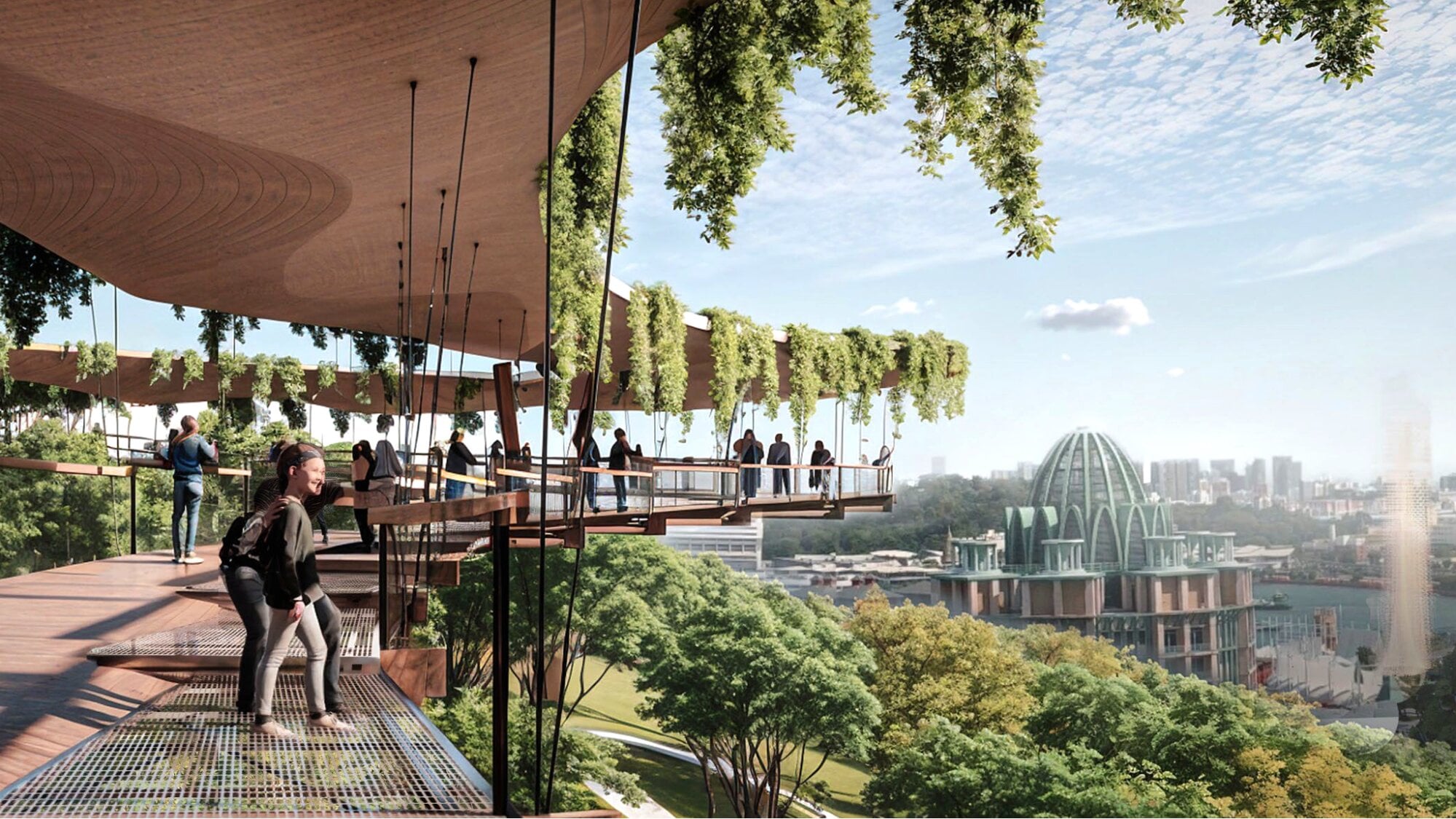 greater sentosa master plan - canopy lookout
