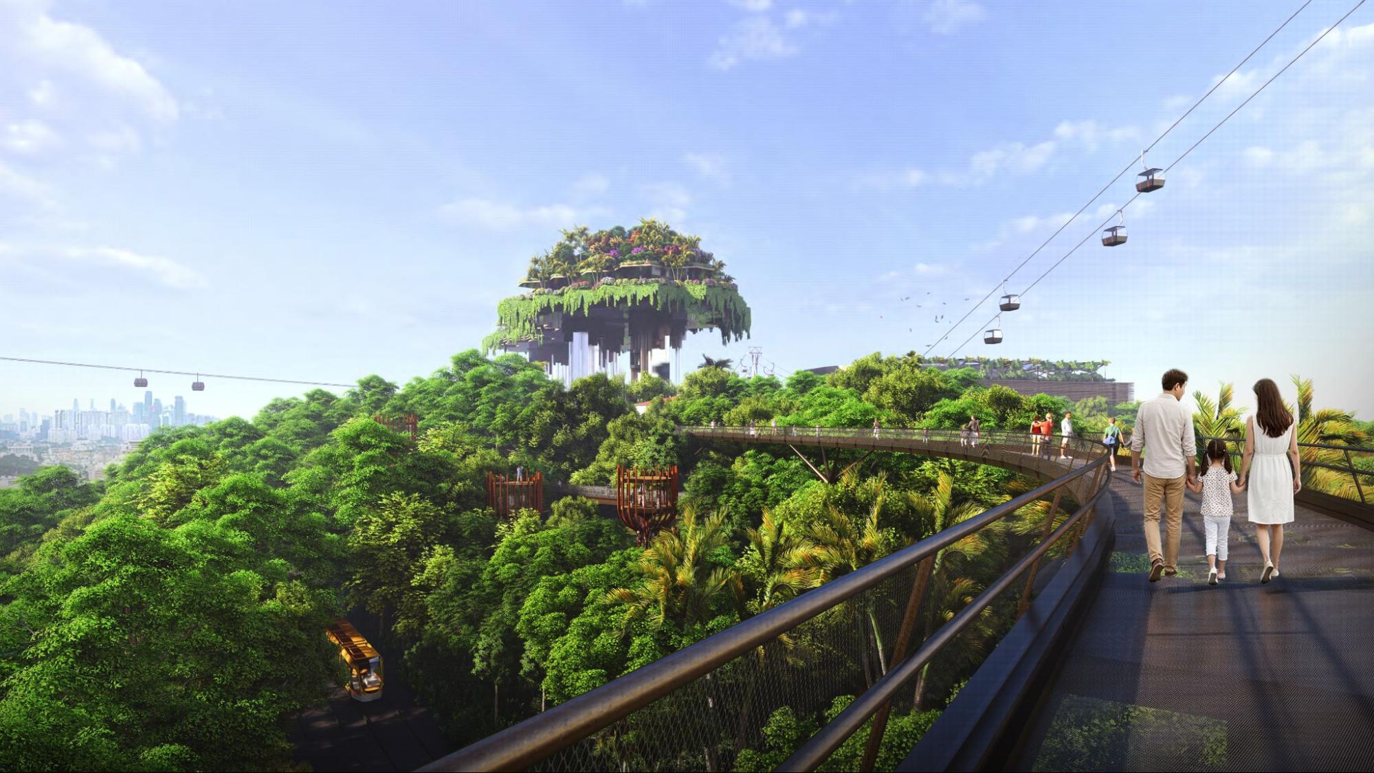 greater sentosa master plan - imbiah lookout walk