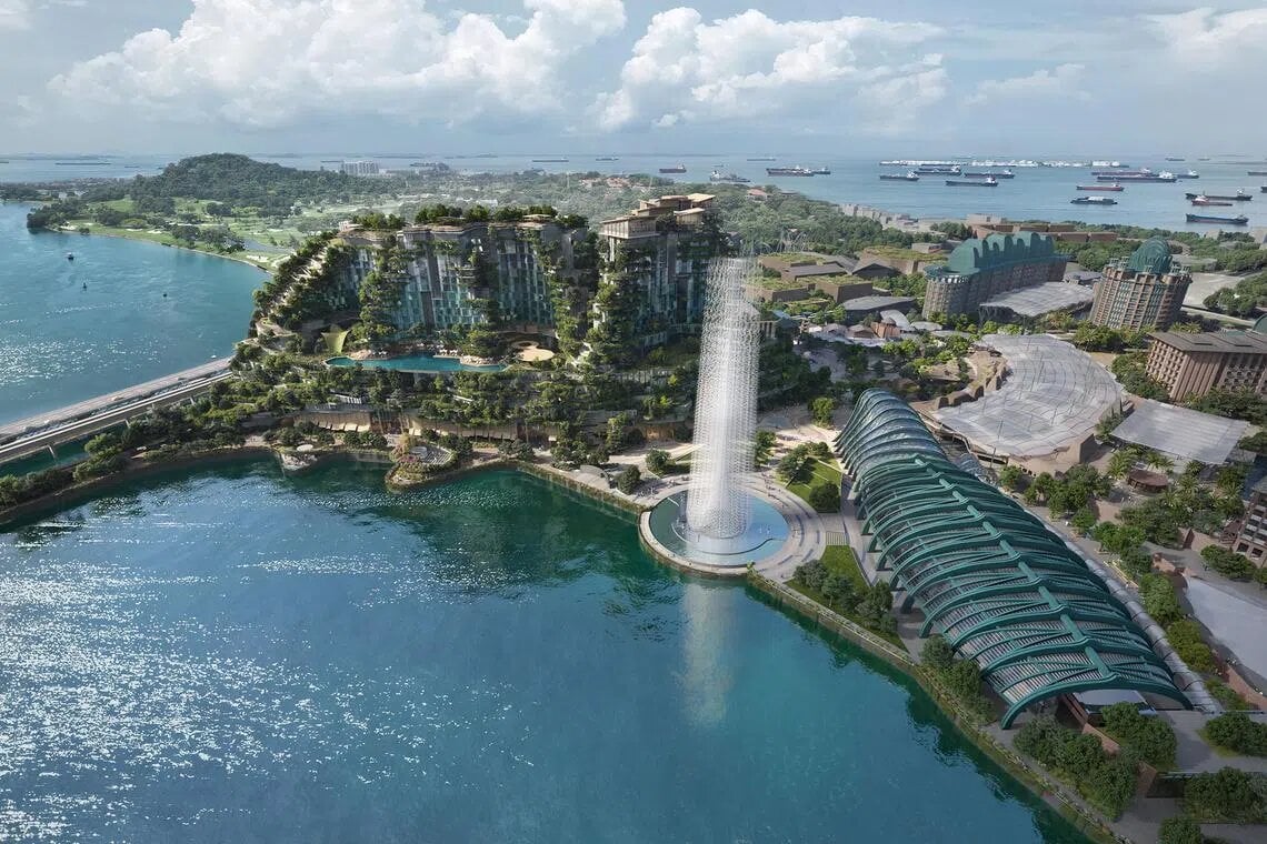 greater sentosa master plan - rws waterfront