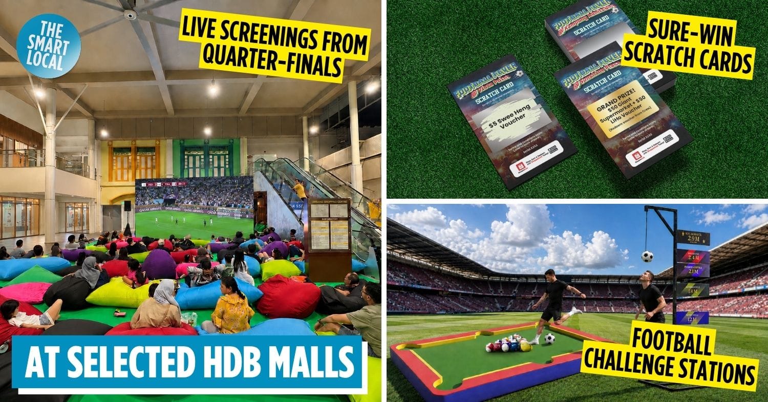 Live Screenings & Football-Themed Challenges At HDB Malls This World Cup Season
