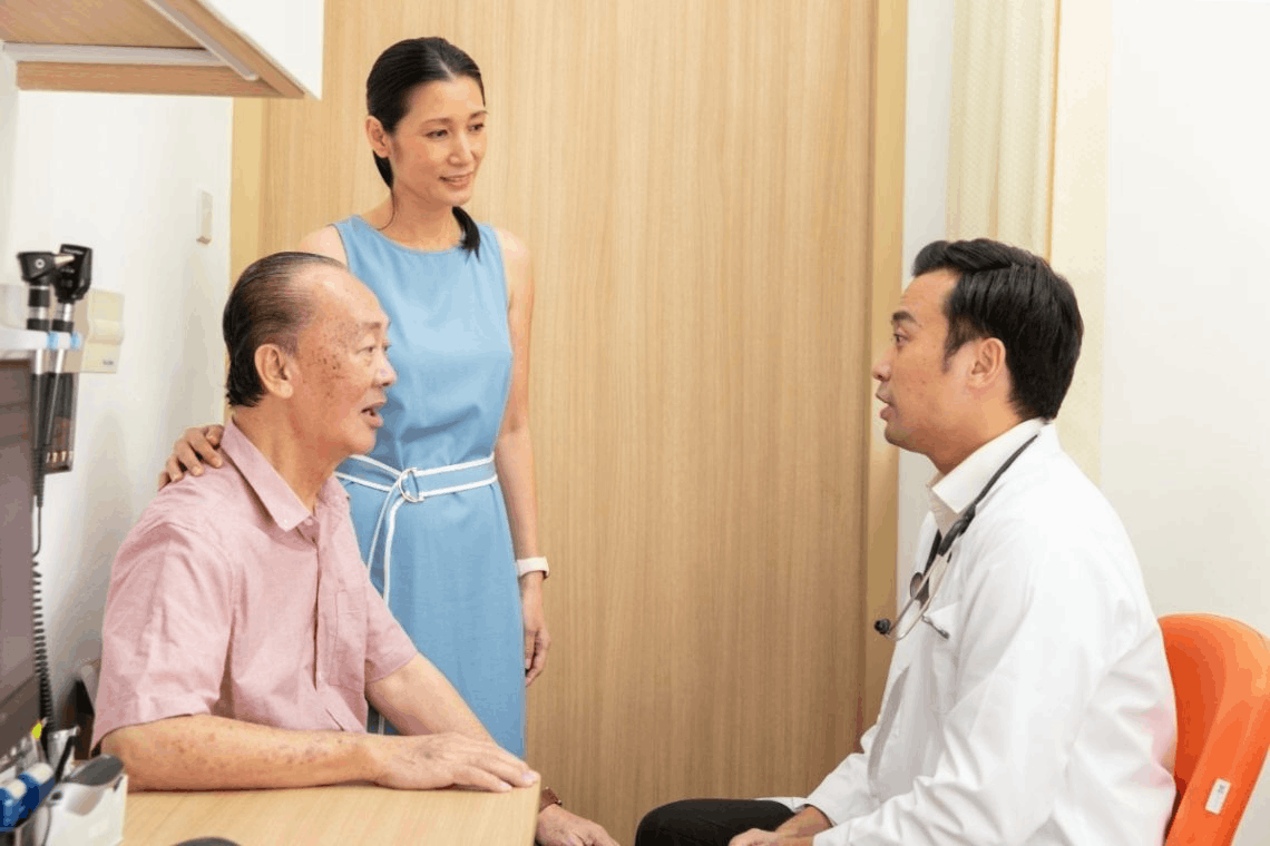 health screening - elderly consultation