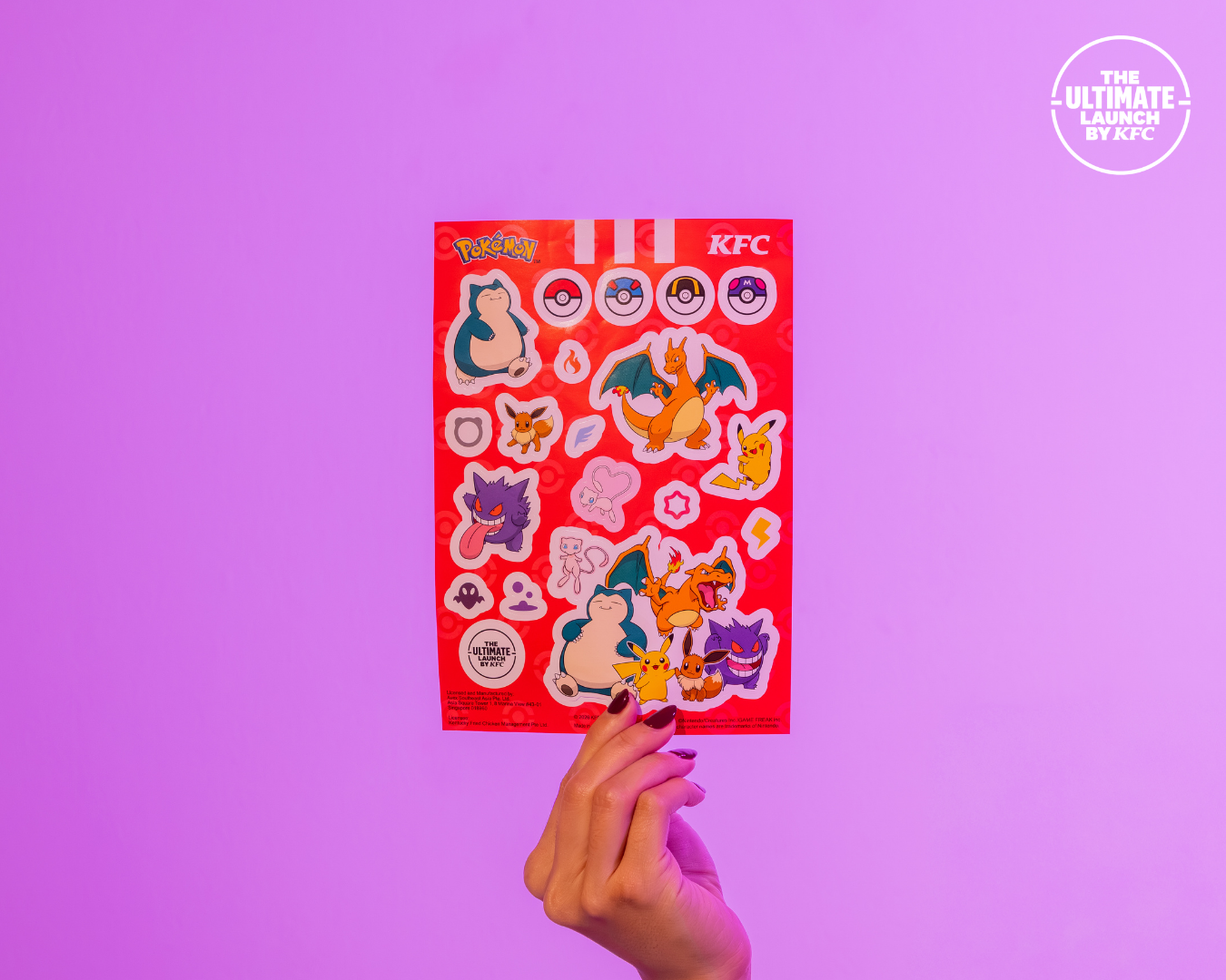 Pokémon Sticker Sheet