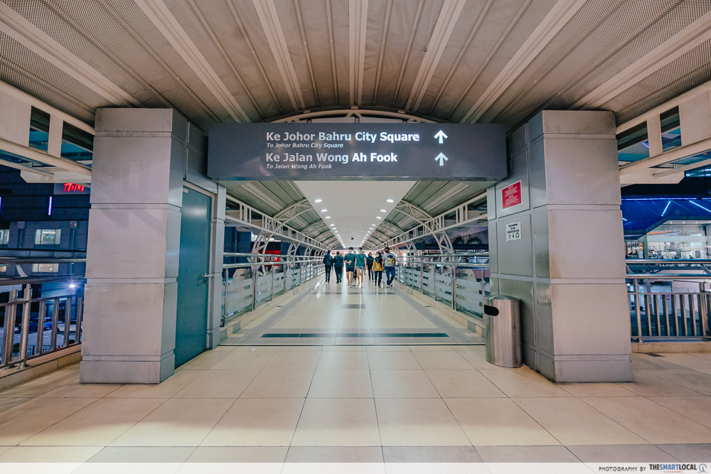 Walkway into JB