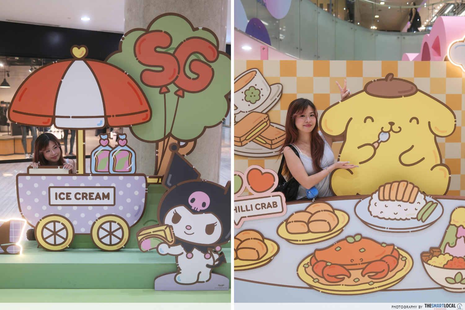 Food-themed photo spots