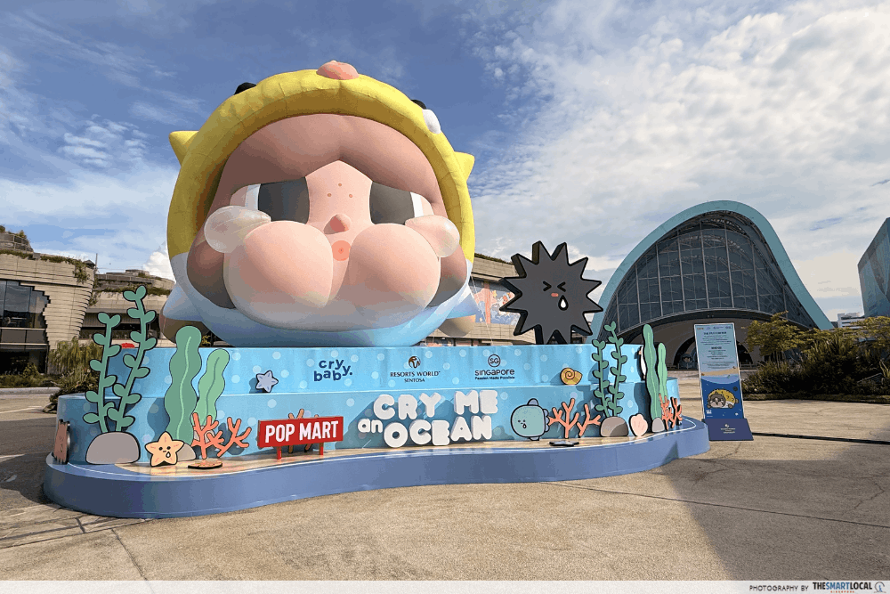 Pop Mart Crybaby installation