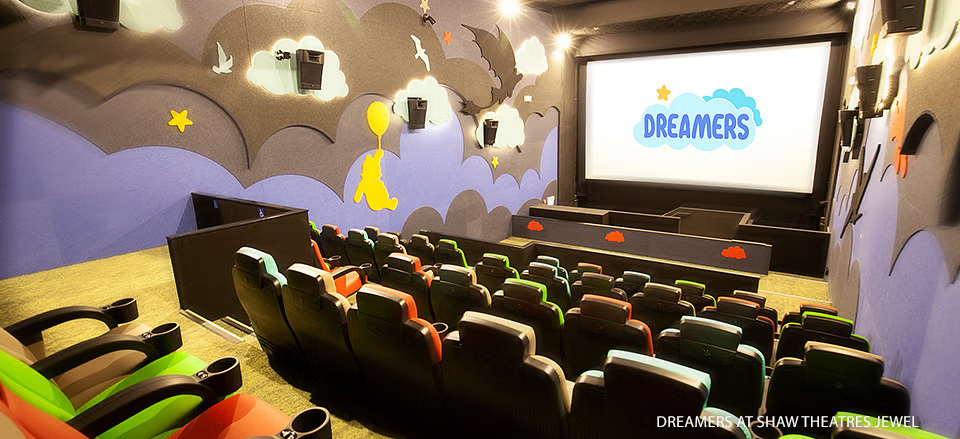 Shaw Theatres Dreamers Jewel Changi Airport