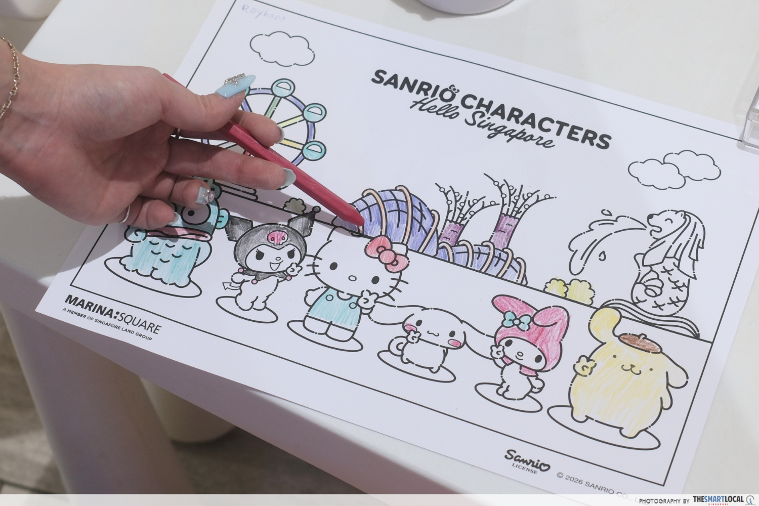 Colouring sheet