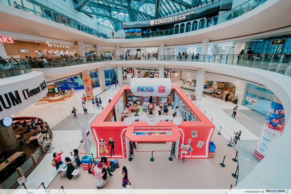 one piece miniso - aerial shot