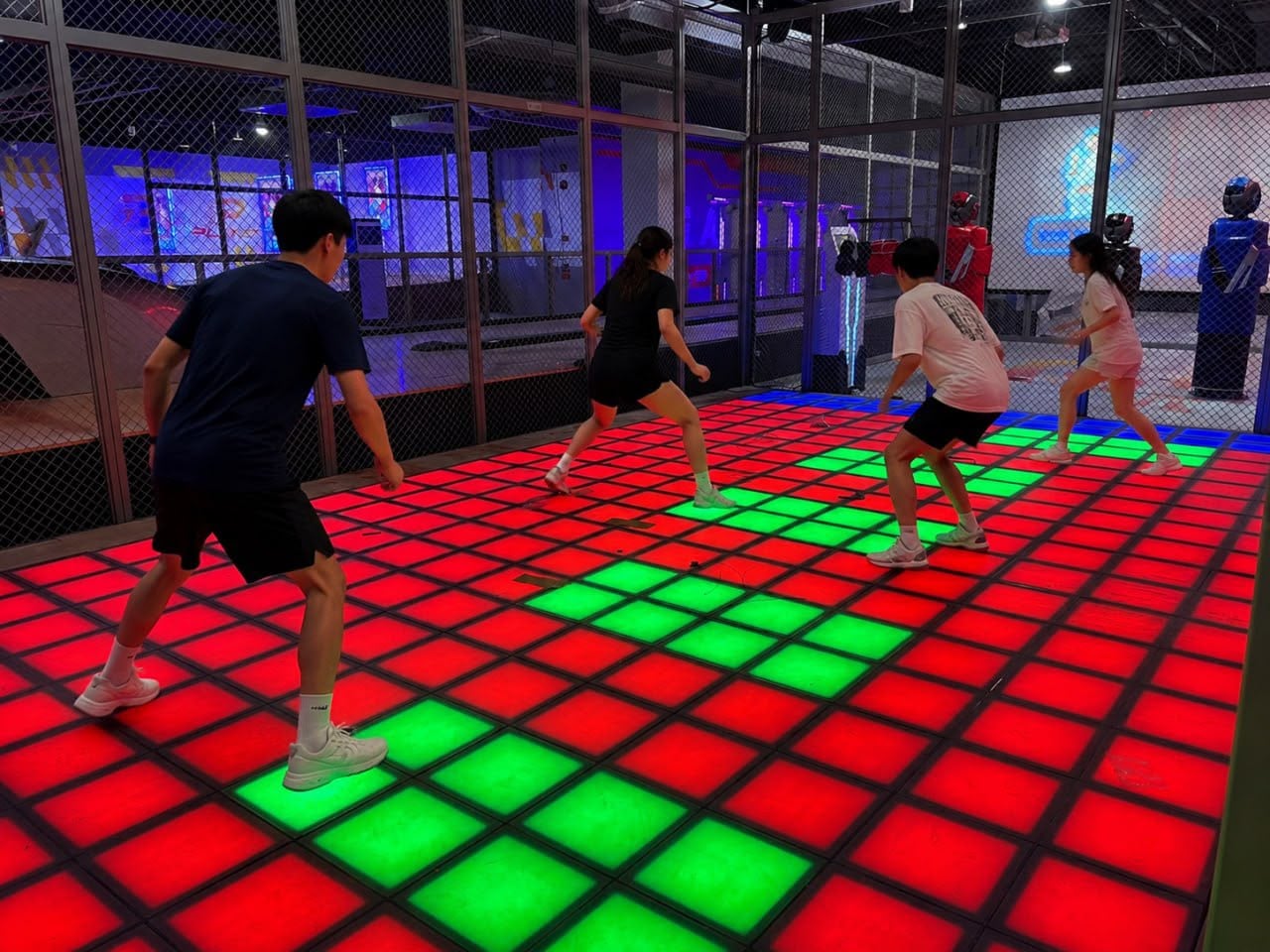 playon downtown east - colourful grid