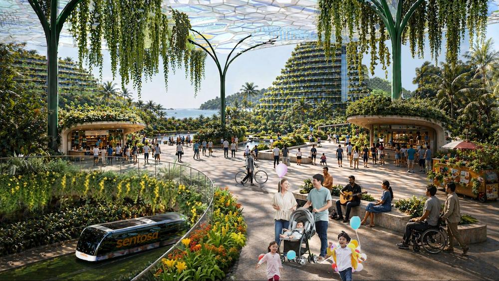 pulau brani - island heart transport hub