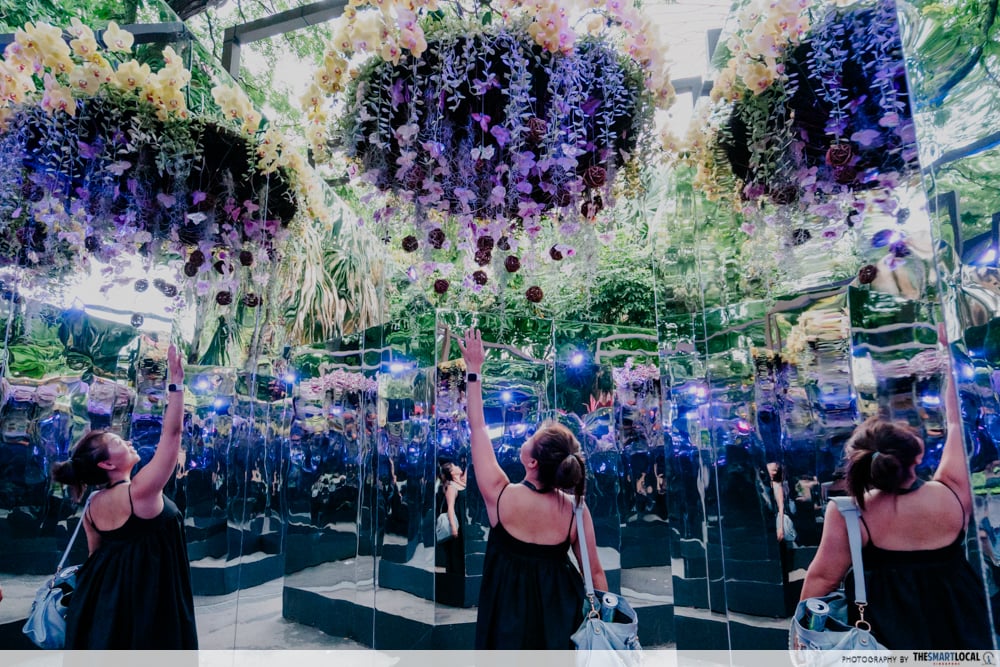 singapore garden festival 2026 - floral mirror maze