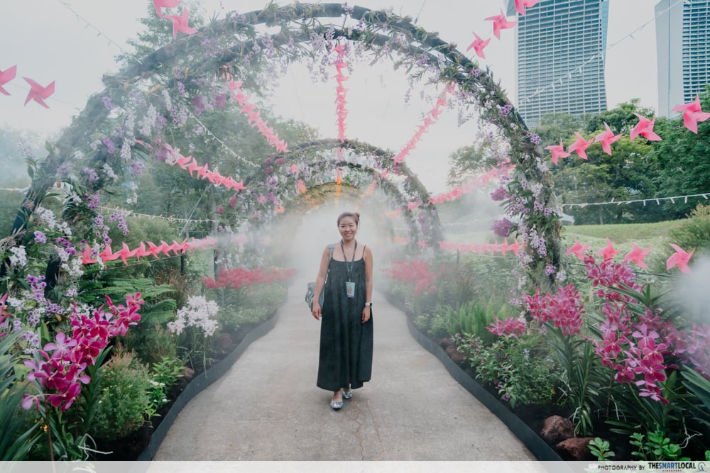 singapore garden festival 2026 - floral vortex tunnel day