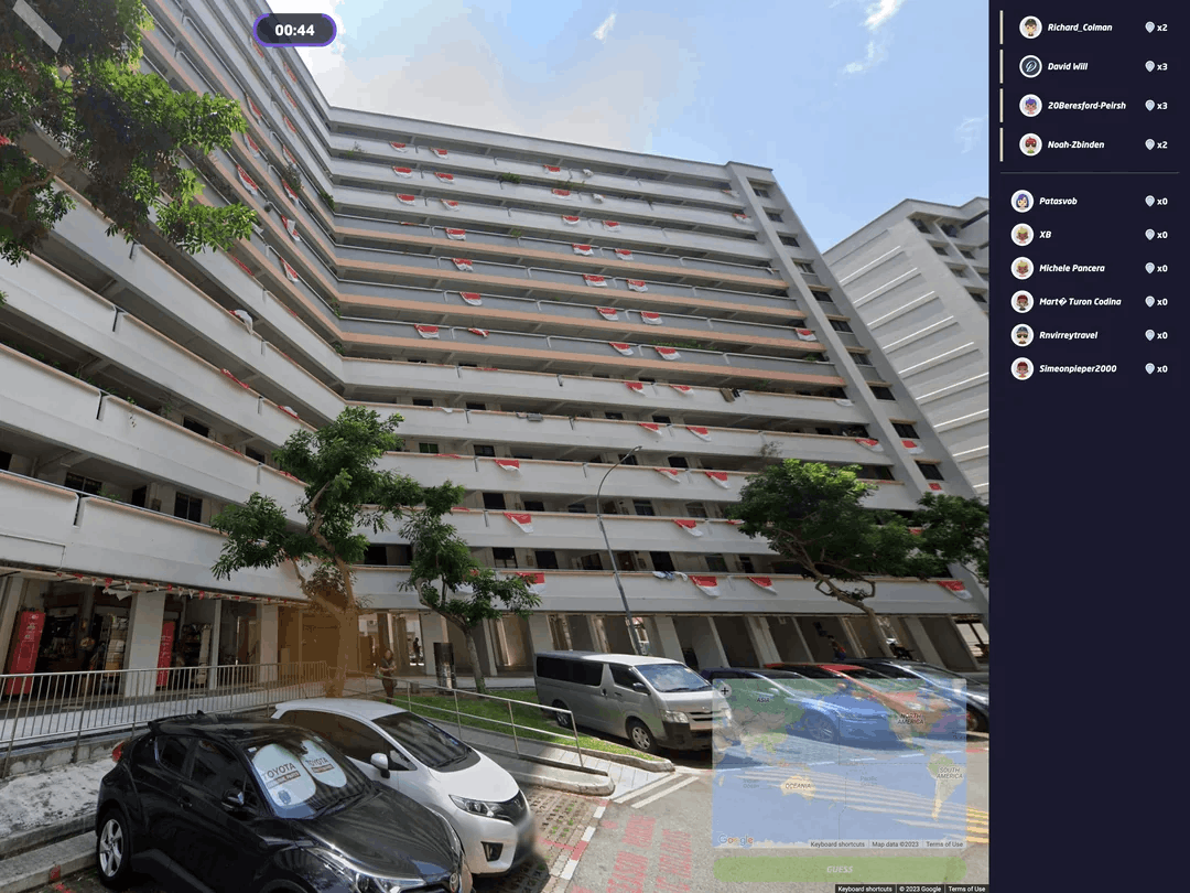 Singapore-themed games - geoguessr