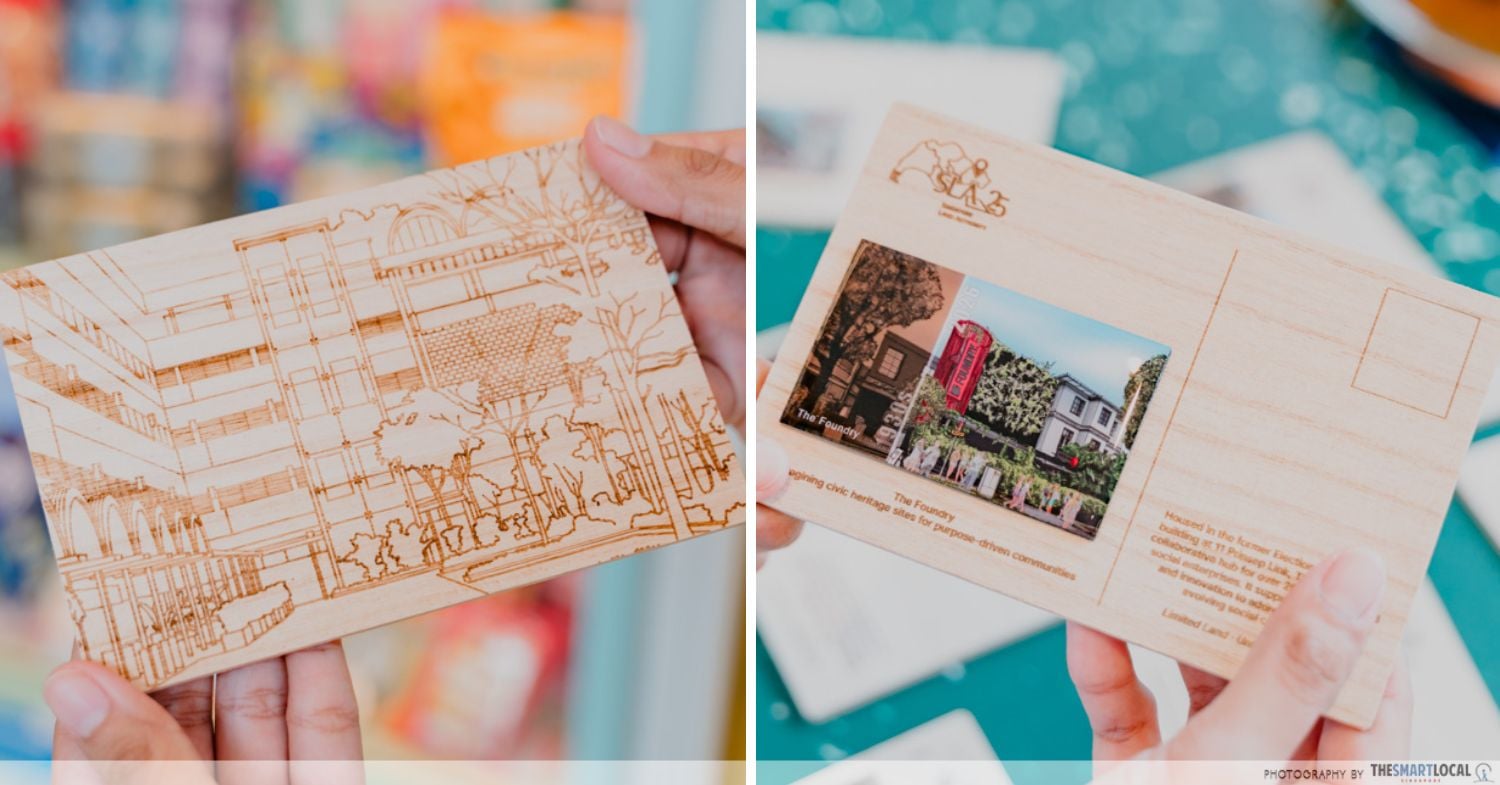 sla rediscovery trail - postcard and magnet