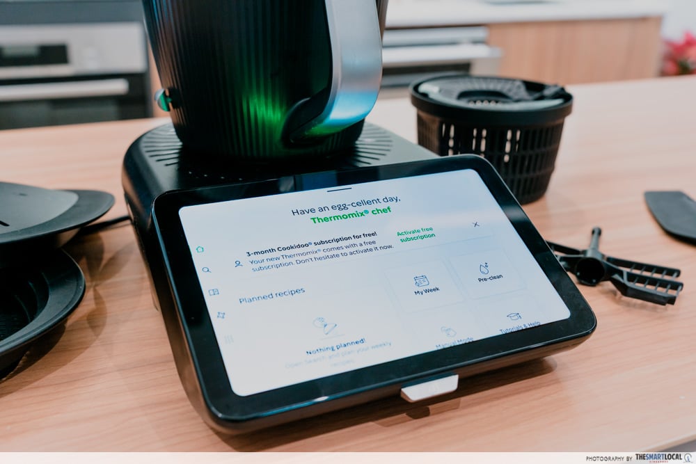 thermomix tm7 - home screen