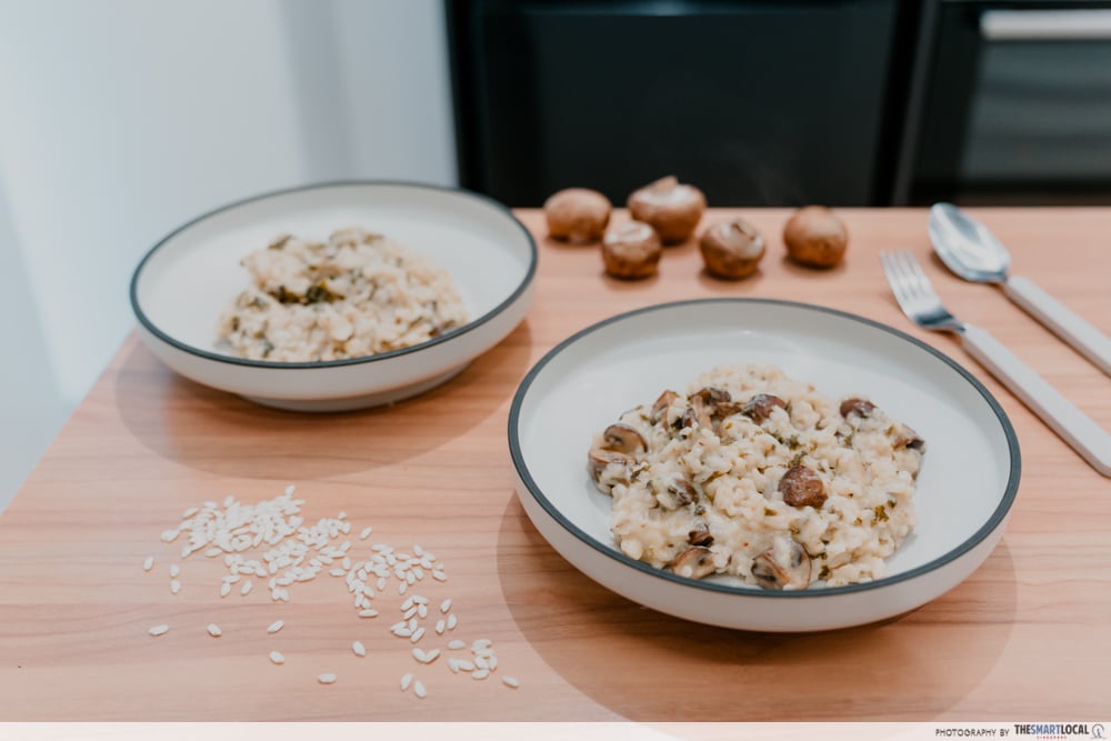 thermomix tm7 - mushroom risotto