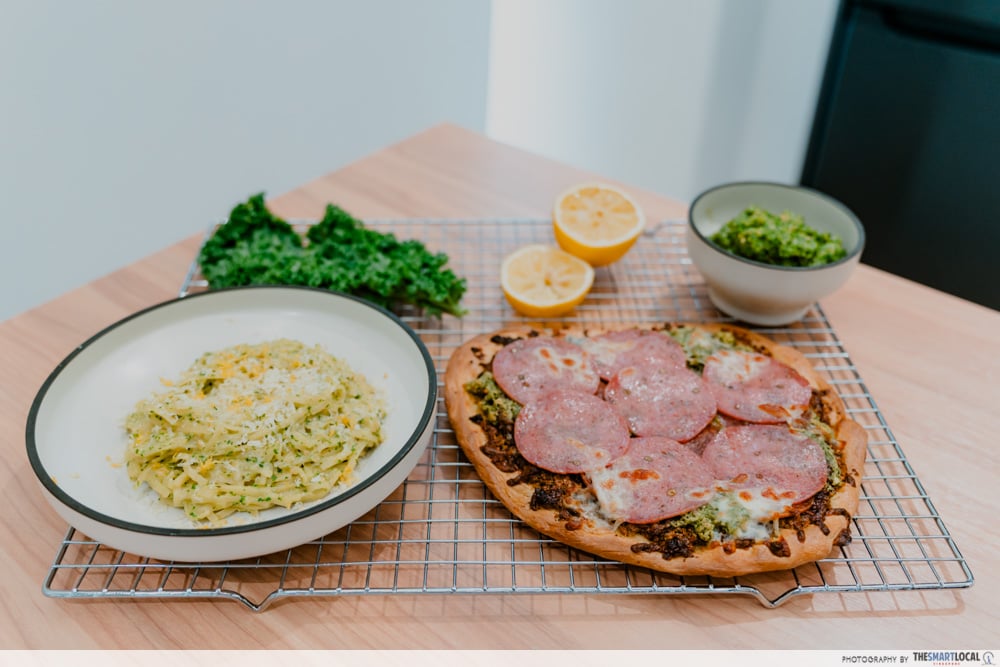 thermomix tm7 - pesto dishes