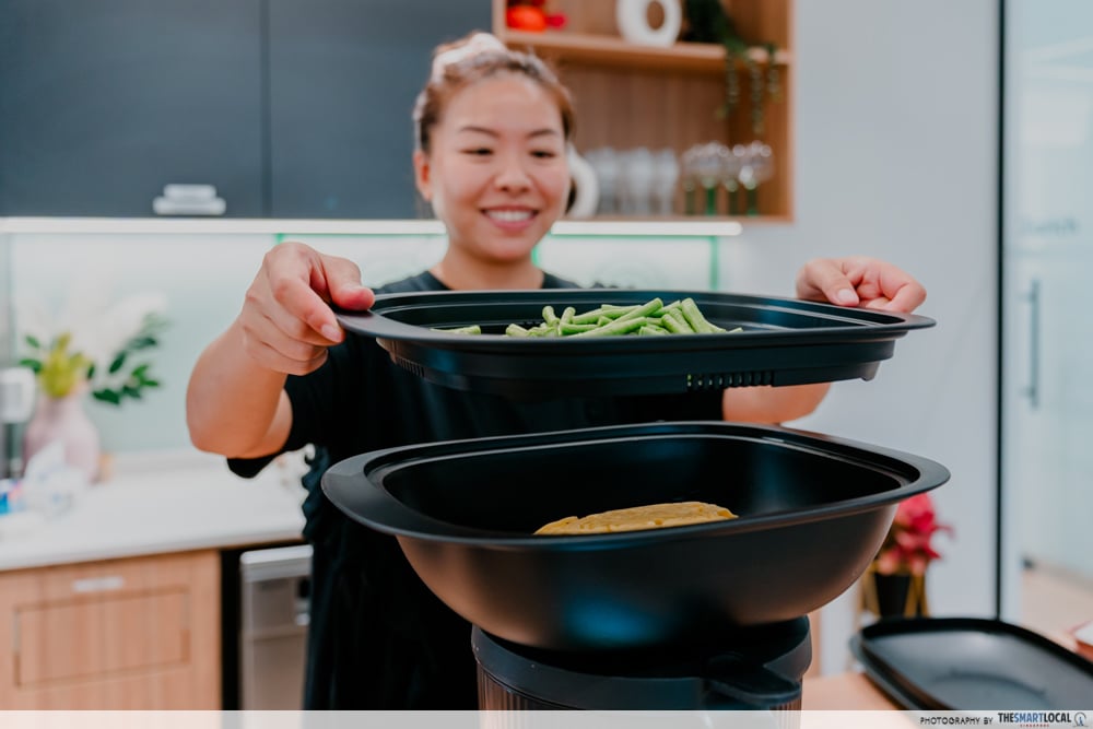 thermomix tm7 - steaming