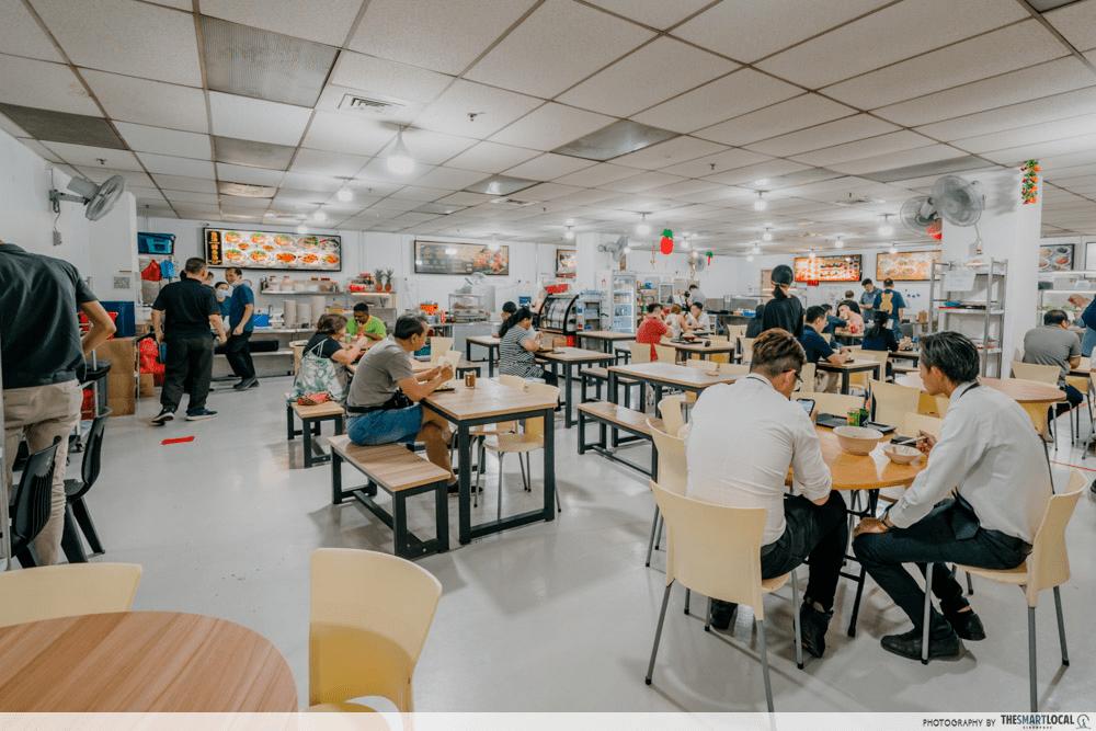 hidden staff canteens and food courts