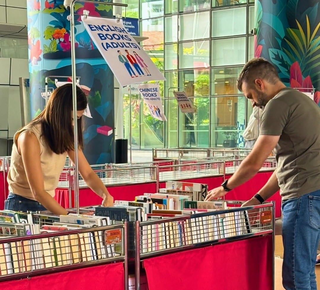 Categorising books at the Big Book Giveaway