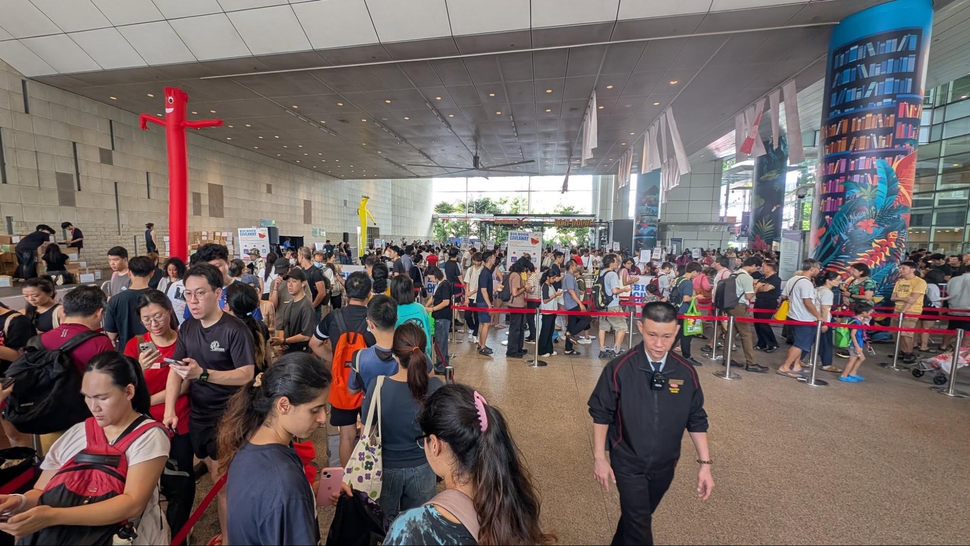 Crowd at the Big Book Giveaway 2025