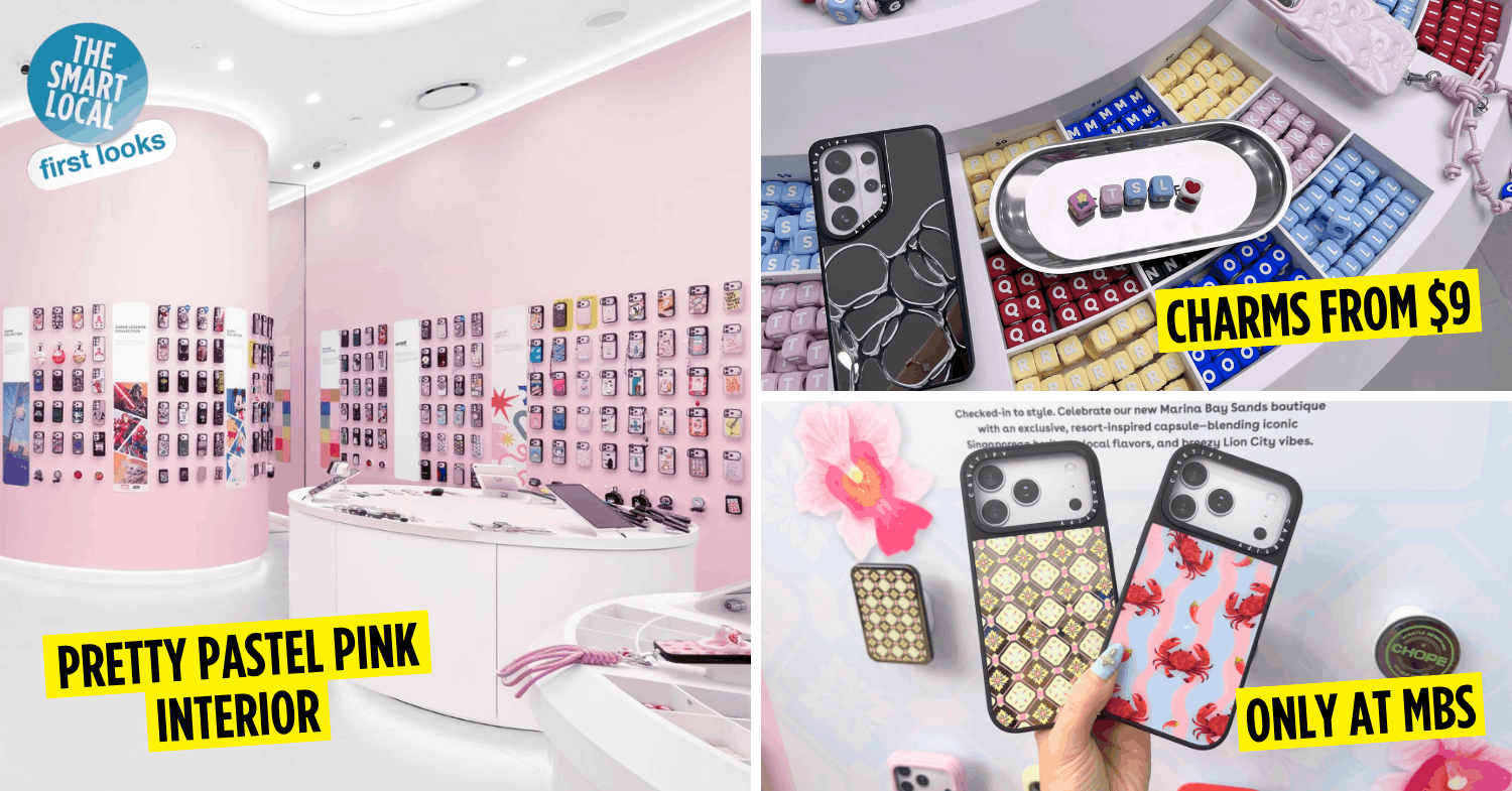 We Checked Out The New CASETiFY Store At MBS, With In-Store Customisation & SG-Exclusive Designs